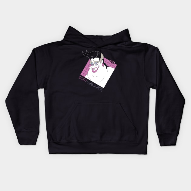 Body Language Kids Hoodie by dann